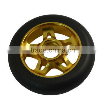 forged PU110mm steel scooter wheels with ABEC-9 bearings