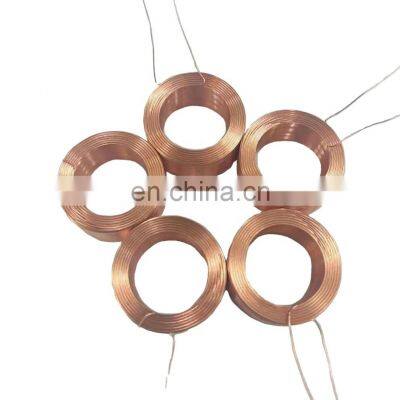 High current air core inductor filter uh copper air-core wound coil