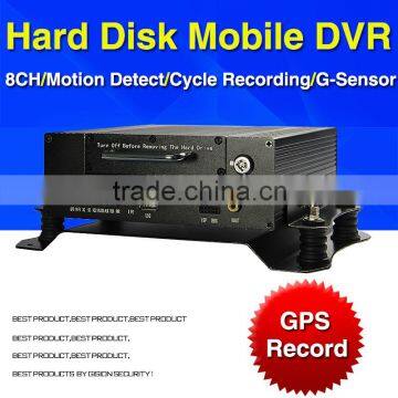 8CH GPS Mobile DVR ,H.264 Bus MDVR ,G-sensor ,D1 ,MDVR