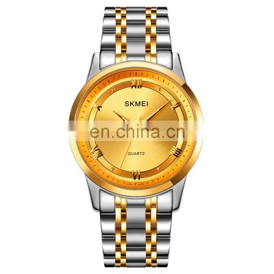 Luxury Brand Skmei 1870 Men Fashion Quartz Stainless Steel Watch with Date Waterproof Wristwatch