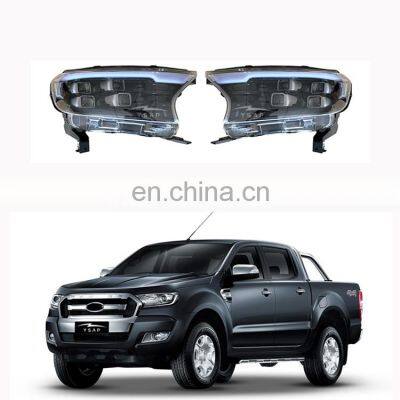 New arrival LED headlight front light 4 lens headlamp for Ranger T7 T8