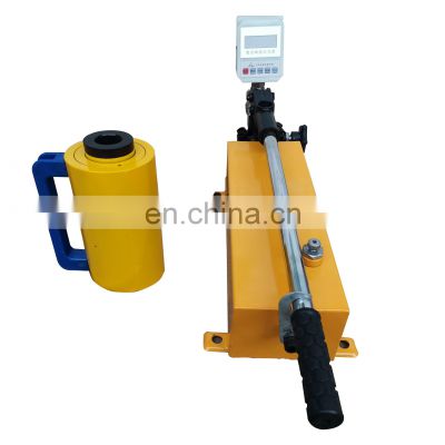 Portable Anchor bolt pull out tester to test concrete steel and so on