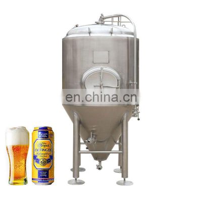 Stainless steel wine beer fermenter and storage tank for winery and beverage factory