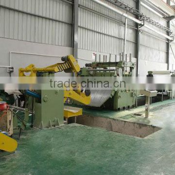 Cold rolled steel sheet leveling line
