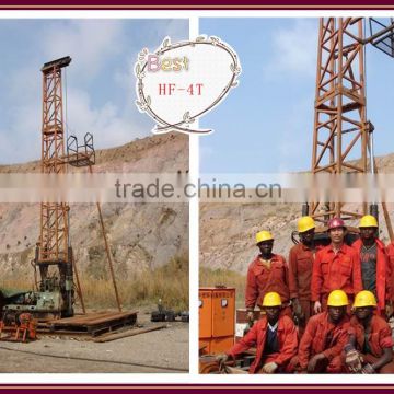 Easy operate!Most economic!HF-4T tower mounted easy install core drilling rig