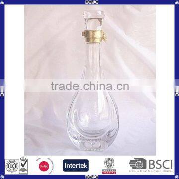 china made fancy liquor glass wine bottles