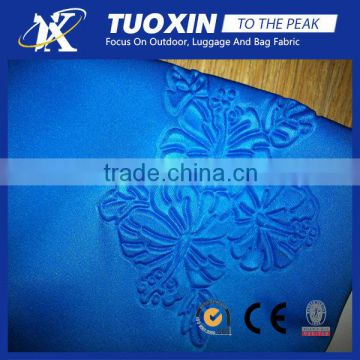 Polyester embossed spacer 3D fabric for swimwear