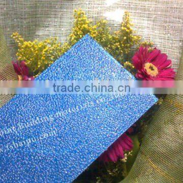 Blue pc embossed sheet