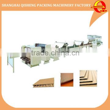 High speed corrugated cardboard production machine