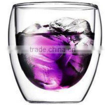 Nice double wall borosilicate glass cup