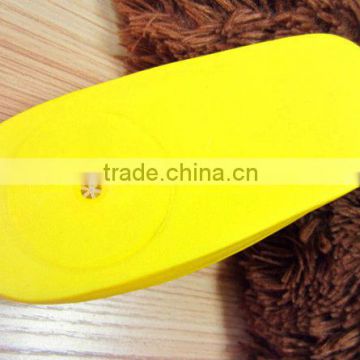 small pet products-Everfriend 15cm yellow vinyl dog slipper chewing toy