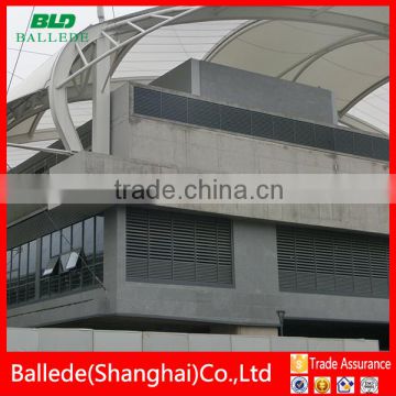 custom high quality aluminum waterproof and sun proof louver roof