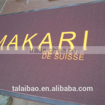 logo mat carpet for advertisement