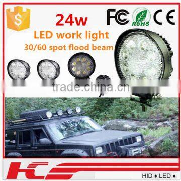 C ree Led Work Light Spot Beam Vehicle Bull Led Lamp Light Ip67 24w Portable Led Work Light