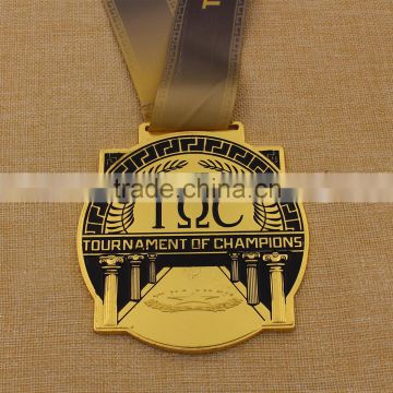 Promotion custom metal tournament of champions medal