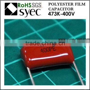 47000pF 400VDC PEN 473K 400VDC Polyester Film Capacitor