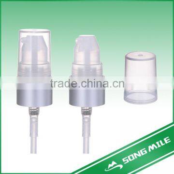 Aluminum Coating Cosmetic Cream Pump with Cap