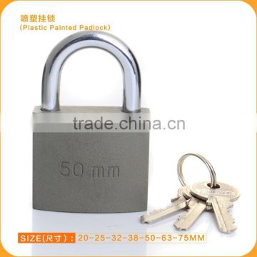 CHEAP PRICE!!!! Normal product Heavt duty cheap safety Plastic Painted Iron padlock