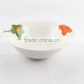 Super white rice bowl /cereal porcelain bowls 7" serving bowls