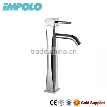 cheap chrome brass ceramic cartridge bath sink high basin faucet mixer tap sanitary ware factory 88 1103