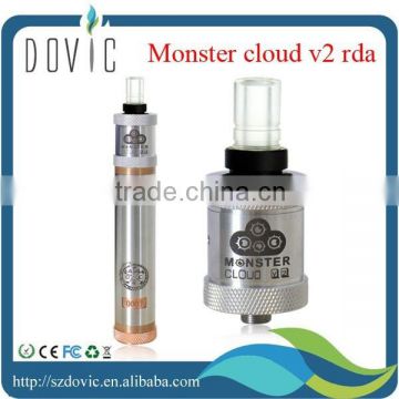 2014 factory price monster cloud v2 rda clone