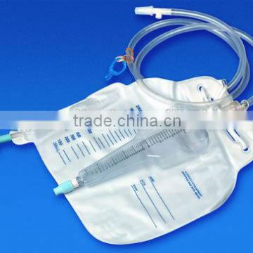 China manufacturer Cheap good quality Medical urinary urinage urine meter 200ml+2000ml