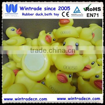 8cm numbered event duck race weighted upright race duck