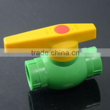 The high quality plastic ball valve , PPR ball valve