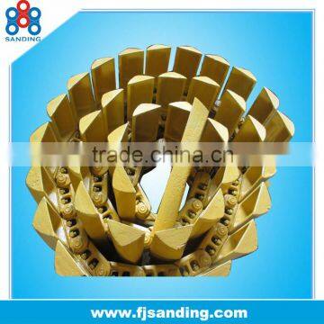 undercarriage lubrication systsm excavator chain track system