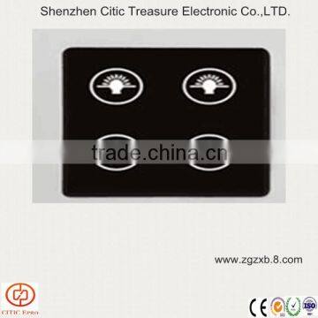 Acrylic panel led touch switch household