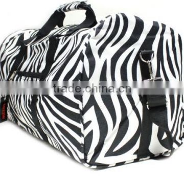 stripe new big printed polyester bags travel bags for sale 2014