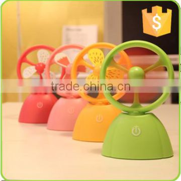 Portable promotion gift rechargeable table personal small fan