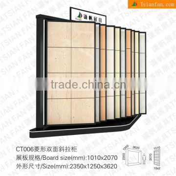 CT006 ceramic tile rack for showroom