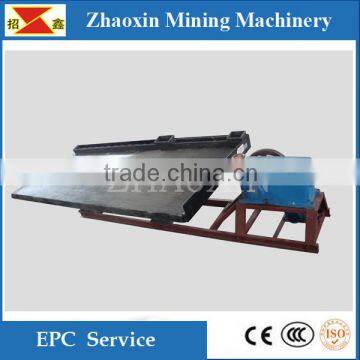 Mining equipments supplier, alluvial gold using shaking table