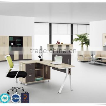 Factory price popular design panel office desk with extension desk