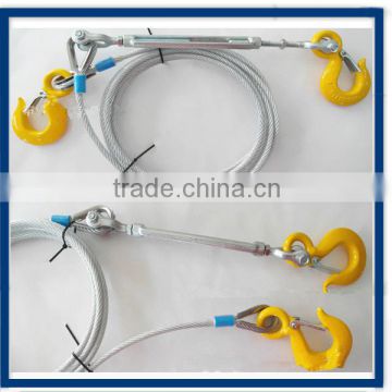 Steel Cable Tow Rope.Steel Tow Cable /Hooks Wire Towing Rope Car Truck.