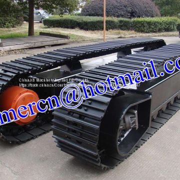 crusher steel track undercarriage steel crawler undrcarriage