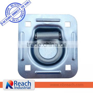 6000 Lbs Zinc Plated Recessed Mount Truck Trailer Deck Ring