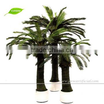 APM045 GNW mini artificial plant palm trees 3.5 meter for garden decorations