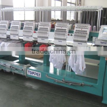 TP1206,6 heads cap and T-shirt computerized embroidery machine