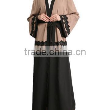 wholesale clothing OEM kimono front open abaya Dubai muslim Abaya