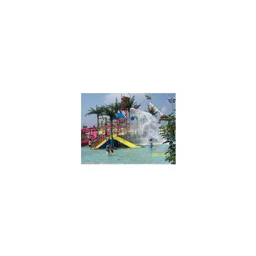 Kids Water Play Park , Splashers Water Playground With Water Curtain
