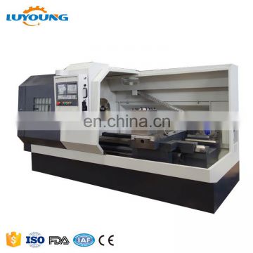 CK6180A-1 flat bed 3 axis automatic low cost cnc lathe machine