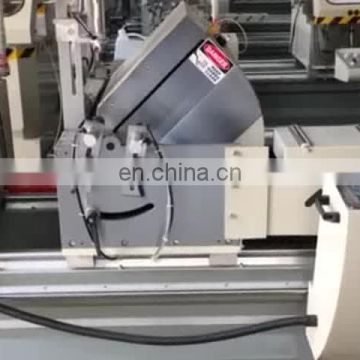 High efficiency CNC cutting machine aluminum window door making double head mitre saw