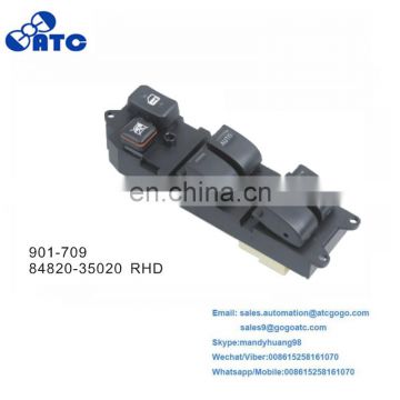 High quality auto parts power window switch for Landcruiser80 series 1998-90 84820-35020 RHD/901-709