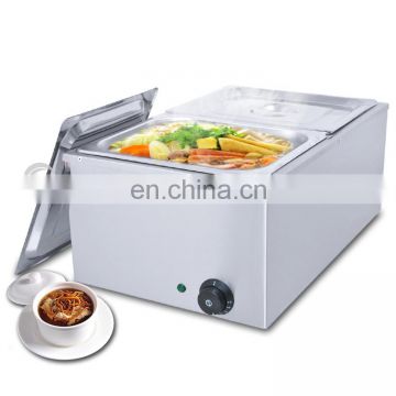 Commercial Food Warmer Electric Bain Marie Two Pans Electric Food Warmer Bain Marie For Restaurant Catering