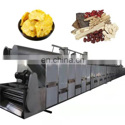Commercial feed conveyor belt fruit dryer cassava rice drying machine