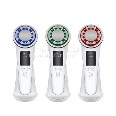 Hot selling beauty instruments facial cleansing hot and cold pulse massager