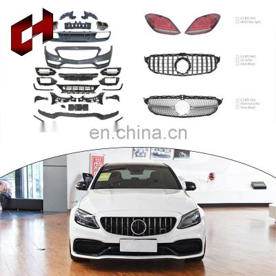 CH Fast Shipping Wide Bodykit Luxury Upgrade Body Kit Abs Grille For Mercedes-Benz C Class W205 2015+ to C63 2019