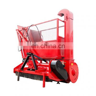 Forage combine harvester corn stalk recycling silage corn combine harvester